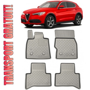 Alfa Romeo Stelvio Set covorase auto tip tavita compatibile Alfa Romeo Stelvio fabricatie 01.2017 - prezent, caroserie suv