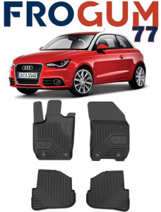 Audi A1 8X Din 09.2010 - 05.2018, Hatchback , Set Covorase Auto Tip Tavita Premium 3D, din cauciuc accesorii pentru autoturismul tau - masina v167614