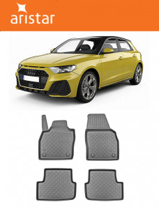 Audi A1 Gb, Hatchback, Din 07.2018 - Prezent , Set Covorase Auto Tip Tavita Premium 3D, din cauciuc accesorii pentru autoturismul tau - masina v174509