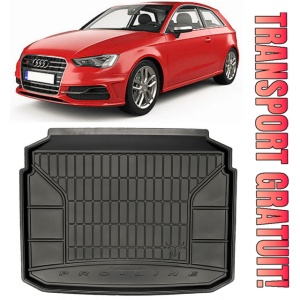 Audi A3 8V Hatchback din 08.2012 - 03.2020, Tavita Pentru Portbagaj Lux Premium Dedicata, Portbagaj Inferior *1