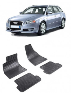 Audi A4 B7, Combi, fabricat din 11.2004 - 03.2008, set covorase auto dedicate, din cauciuc 100% Premium accesorii pentru autoturismul tau - masina v156781