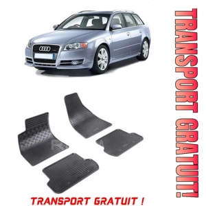 Audi A4 B7, Combi, fabricat din 11.2004 - 03.2008, set covorase auto dedicate, din cauciuc 100% Premium - Transport Gratuit