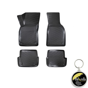 Audi A6 C6 (Typ 4F) 2004-2011 Set 4 covorase auto din cauciuc tip tavita premium line 3D accesorii pentru autoturismul tau - masina v243217