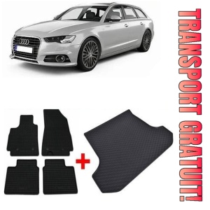 Audi A6 C8 din 09.2018 - Prezent Combi *2 , Set Covorase + tavita portbagaj auto