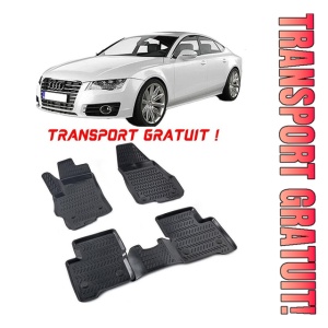 Audi A6 C8 (Typ 4K) 2018-2025 Set 4 covorase auto din cauciuc tip tavita premium line 3D - Transport Gratuit!