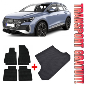 Audi Q4 Set Covorase + tavita portbagaj auto Audi Q4 Sportback E-tron fabricatie 07.2021 - prezent, caroserie coupe