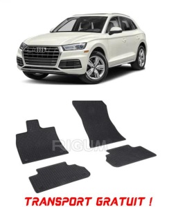 Audi Q5 Fy, Suv, fabricat din 01.2017 - Prezent, set covorase auto dedicate, din cauciuc 100% Premium - Transport Gratuit accesorii pentru autoturismul tau - masina v40946