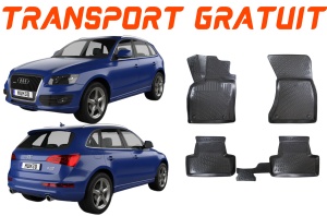Audi Q5 (Typ 8R) I 2008-2017 Set 4 covorase auto din cauciuc tip tavita premium line 3D accesorii pentru autoturismul tau - masina v242180