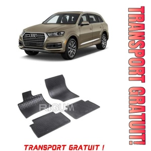 Audi Q7 4L, Suv, fabricat din 03.2006 - 05.2015, set covorase auto dedicate, din cauciuc 100% Premium - Transport Gratuit
