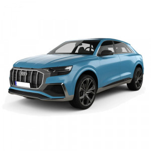 Audi Q8 4M, Suv, Din 07.2018 - Prezent , Set Covorase Auto Tip Tavita Premium 3D, din cauciuc accesorii pentru autoturismul tau - masina v173462