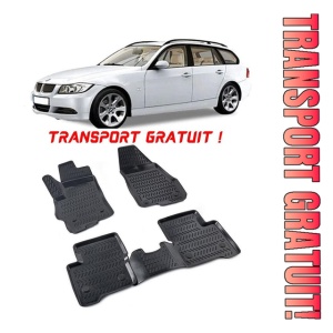 Bmw 3 E90 / E91 / E92 / E93 2006-2013 Set 4 covorase auto din cauciuc tip tavita premium line 3D - Transport Gratuit!
