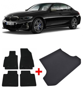 BMW G21 Set Covorase + tavita portbagaj auto BMW Seria 3 G21 fabricatie 06.2019 - prezent, caroserie combi - Img 2