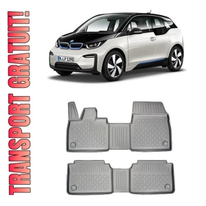Bmw I3, Hatchback, Din 11.2013 - Prezent , Set Covorase Auto Tip Tavita Premium 3D, din cauciuc