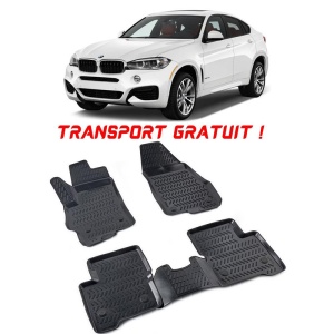 Bmw II X6 F16 2015-2020 Set 4 covorase auto din cauciuc tip tavita premium line 3D - Transport Gratuit! accesorii pentru autoturismul tau - masina v49496