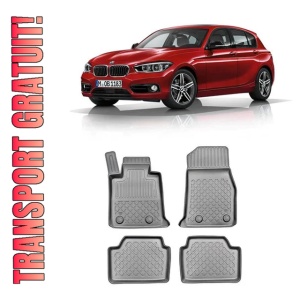 Bmw Seria 1 F20, Hatchback, Din 10.2011 - 06.2019 , Set Covorase Auto Tip Tavita Premium 3D, din cauciuc