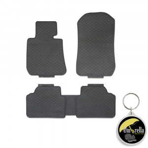 Bmw Seria 3 (E 90/E91) (2004-2013) Set 5 covorase auto cauciuc Exclusive Line accesorii pentru autoturismul tau - masina v243534
