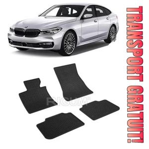 Bmw Seria 6 G32, Gran Turismo, fabricat din 11.2017 - Prezent, set covorase auto dedicate, din cauciuc 100% Premium - Img 1