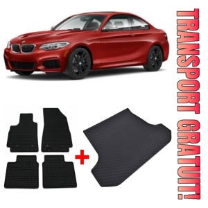 BMW Set Covorase + tavita portbagaj auto BMW Seria 2 F44 fabricatie 03.2020 - prezent, caroserie gran coup��
