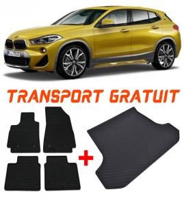BMW X2 Set Covorase + tavita portbagaj auto BMW X2 F39 fabricatie 03.2018 - prezent, caroserie suv, portbagaj superior accesorii pentru autoturismul tau - masina v2852