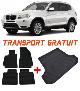 Bmw X3 F25 Suv din 11.2010 - 10.2017 *3, Set Covorase + tavita portbagaj auto accesorii pentru autoturismul tau - masina v1908