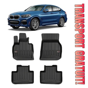 Bmw X3 G01, Suv, Din 11.2017 - Prezent , Set Covorase Auto Tip Tavita Premium 3D, din cauciuc