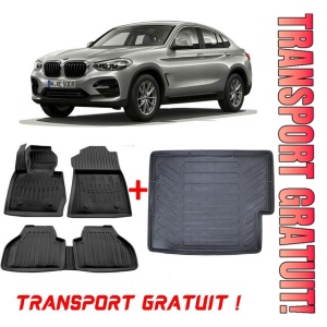 Bmw X4 (F26) (2014-2018) Set covorase auto + Tavita portbagaj Bmw X4