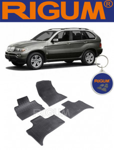 Bmw X5 E53, Suv, fabricat din 06.2000 - 03.2007, set covorase auto dedicate, din cauciuc 100% Premium accesorii pentru autoturismul tau - masina v160633