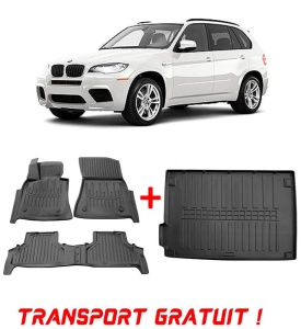Bmw X5 (E70) (2006-2013) Set covorase auto cauciuc G.Modern Line 3D + Tavita portbagaj Urban Line transport gratuit