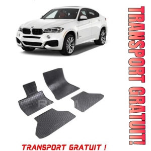 Bmw X6 E71, Suv, fabricat din 06.2008 - 10.2014, set covorase auto dedicate, din cauciuc 100% Premium - Transport Gratuit