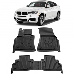 Bmw X6 (F16) (2014-2019) Set covorase auto cauciuc G.Modern Line 3D accesorii pentru autoturismul tau - masina v68349