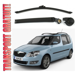 Brat stergator pentru luneta spate cu lamela 330 mm Skoda Roomster 01.06-