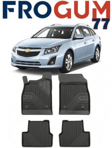 Chevrolet Cruze Din 09.2012 - 2016, Combi , Set Covorase Auto Tip Tavita Premium 3D, din cauciuc accesorii pentru autoturismul tau - masina v168539