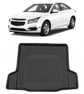 Chevrolet Cruze Sedan din 05.2009 - 2011, Tavita Pentru Portbagaj Lux Premium Dedicata, Cu Roata Rezerva *2 accesorii pentru autoturismul tau - masina v195302