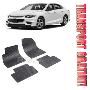 ChEVrolet Malibu, Sedan, fabricat din 07.2012 - 2015, set covorase auto dedicate, din cauciuc 100% Premium