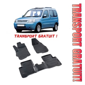 Citroen Berlingo 1996-2013 Set 2 covorase auto din cauciuc tip tavita premium line 3D - Transport Gratuit!