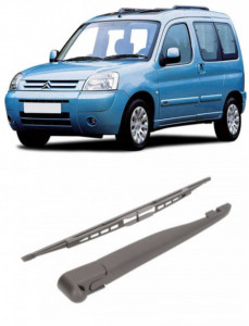 Citroen Berlingo MPV Brat stergator pentru luneta spate cu lamela 400 mm, compatibil cu Citroen Berlingo MPV van fabricat intre 1997-2011, calitate extra accesorii pentru autoturismul tau - masina v91731