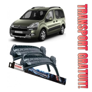 Citroen Berlingo Set 2 stergatoare parbriz Bosch Bosch Aerotwin 65 cm /40 cm compatibile cu Citroen Berlingo Multispace (B9) din 2008-2014 (65 cm / 40 cm)