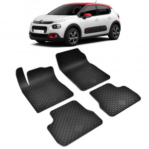 Citroen C3 (2017-) Set 4 covorase auto cauciuc Urban Line accesorii pentru autoturismul tau - masina v238765