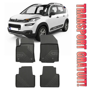 Citroen C3 Aircross Din 11.2017 - Prezent, Suv , Set Covorase Auto Tip Tavita Premium 3D, din cauciuc