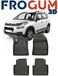 Citroen C3 Aircross, Suv, Din 11.2017 - Prezent , Set Covorase Auto Tip Tavita Premium 3D, din cauciuc accesorii pentru autoturismul tau - masina v171036