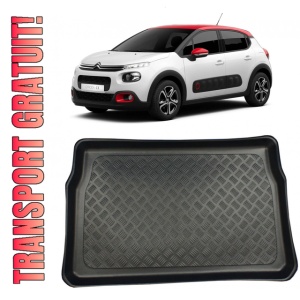 Citroen C3 III Hatchback din 01.2017 - Prezent *1, Tavita Pentru Portbagaj Lux Premium Dedicata,
