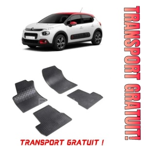 Citroen C3 Picasso, Van, fabricat din 2009 - 10.2017, set covorase auto dedicate, din cauciuc 100% Premium - Transport Gratuit