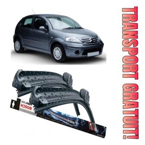Citroen C3 Set 2 stergatoare parbriz Bosch Bosch Aerotwin 60 cm/45 cm compatibile cu Citroen C3 I (Fc_, Fn_) din 2002-2010 (60 cm / 45 cm)