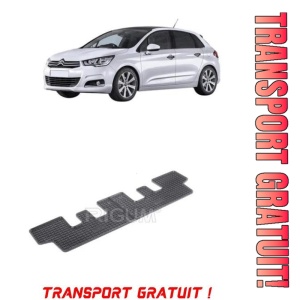 Citroen C4 Picasso I, Van, fabricat din 10.2006 - 08.2013, Rand 3, set covorase auto dedicate, din cauciuc 100% Premium - Transport Gratuit