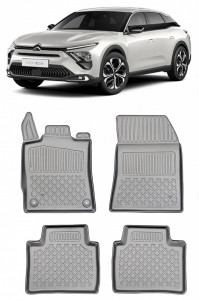Citroen C5 X Din 05.2022 - Prezent, Suv , Set Covorase Auto Tip Tavita Premium 3D, din cauciuc accesorii pentru autoturismul tau - masina v164305