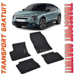 Citroen E-C4, Hatchback, fabricat din 12.2020 - Prezent, set covorase auto dedicate, din cauciuc 100% Premium