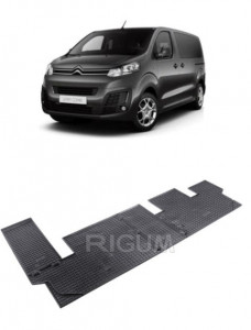 Citroen Jumpy II, Van, fabricat din 2007 - 2016, Rand 3, set covorase auto dedicate, din cauciuc 100% Premium accesorii pentru autoturismul tau - masina v159120