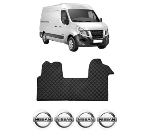 Covoras Camion Tir NISSAN NV400 Van (X62, X62B) din 2011-2020, Auto, 4x Stickere auto cu NISSAN