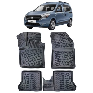 Covorase auto Dacia Dokker 2012-2024 Set presuri auto tip tavita accesorii pentru autoturismul tau - masina v22536