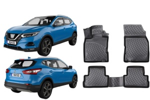 Covorase auto Nissan Qashqai II (J11) 2013-2021 Set presuri tavita - Img 2
